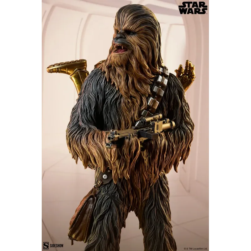 Star Wars Chewbacca and C-3PO - Sideshow Collectibles Figures