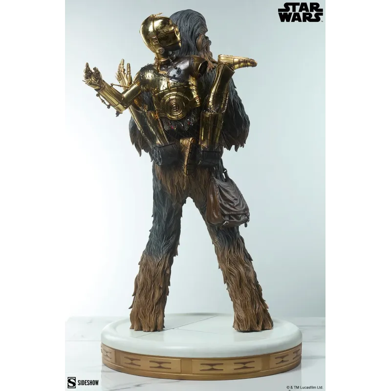 Star Wars Chewbacca and C-3PO - Sideshow Collectibles Figures