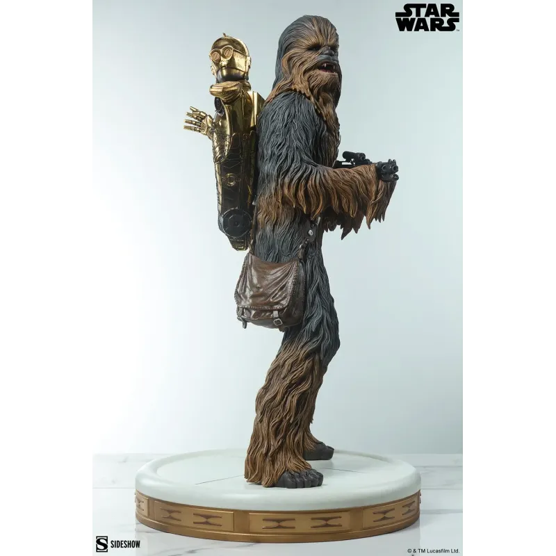 Star Wars Chewbacca and C-3PO - Sideshow Collectibles Figures