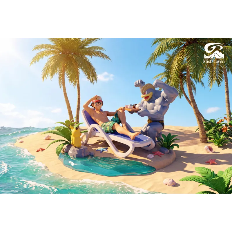 Pokemon Cool Summer Mist - Rafraîchissez votre style avec Haven Studio