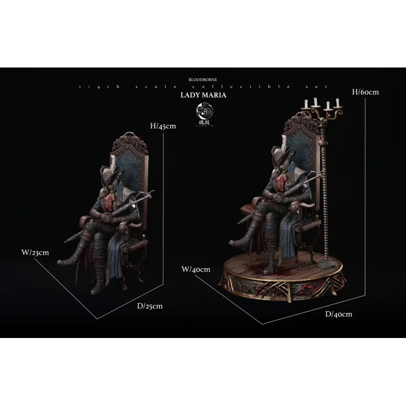 HunDian Studio 1:4 Lady Maria 3.0 - Figurine de collection unique
