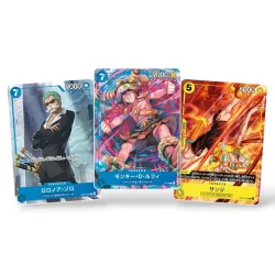 One Piece TCG Promo Luffy, Zoro & Sanji Special Card Set V Jump