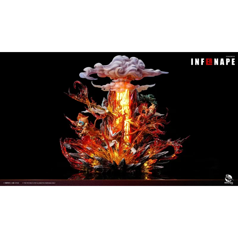 Pokémon Chimchar Monferno Infernape Raven Studio - Compra
