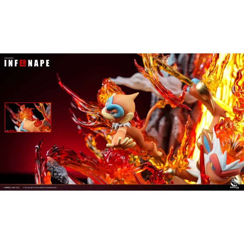 Pokémon Chimchar Monferno Infernape Raven Studio - Compra