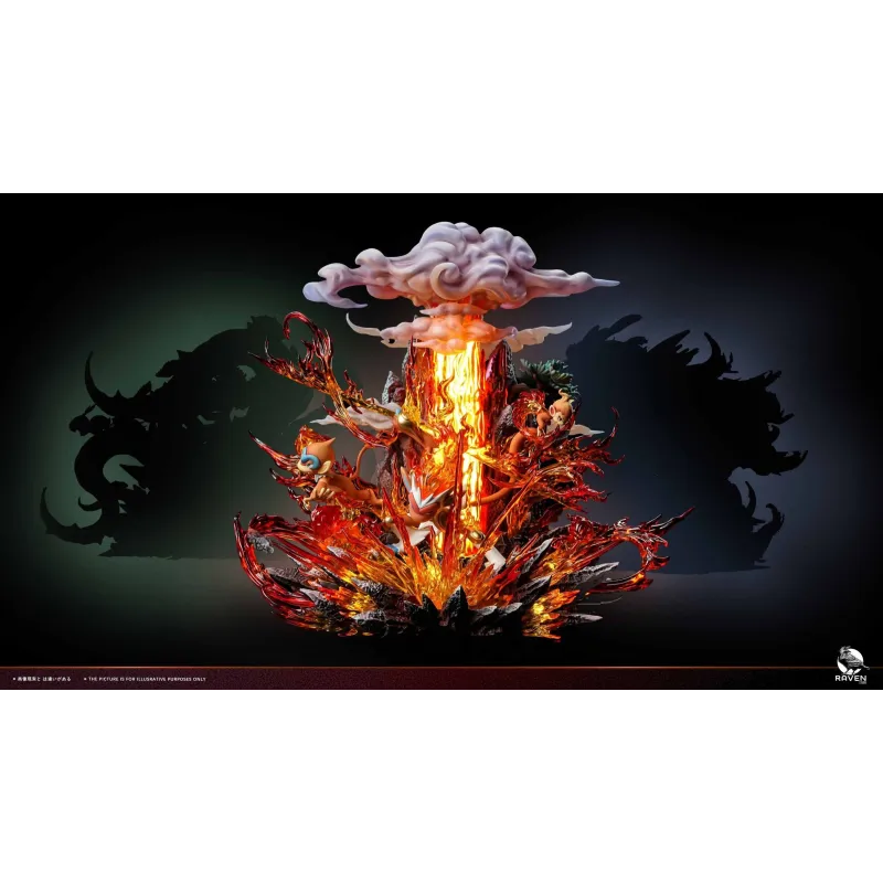 Pokémon Chimchar Monferno Infernape Raven Studio - Compra