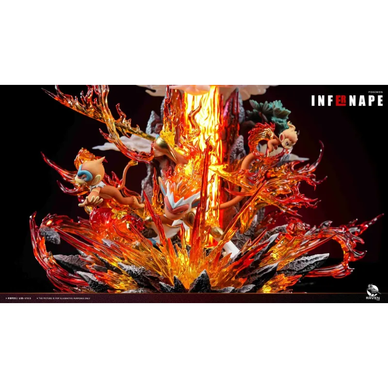 Pokémon Chimchar Monferno Infernape Raven Studio - Compra
