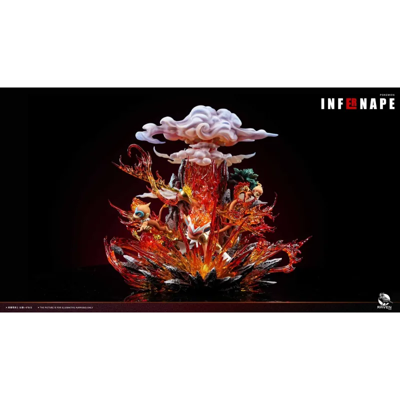 Pokémon Chimchar Monferno Infernape Raven Studio - Compra