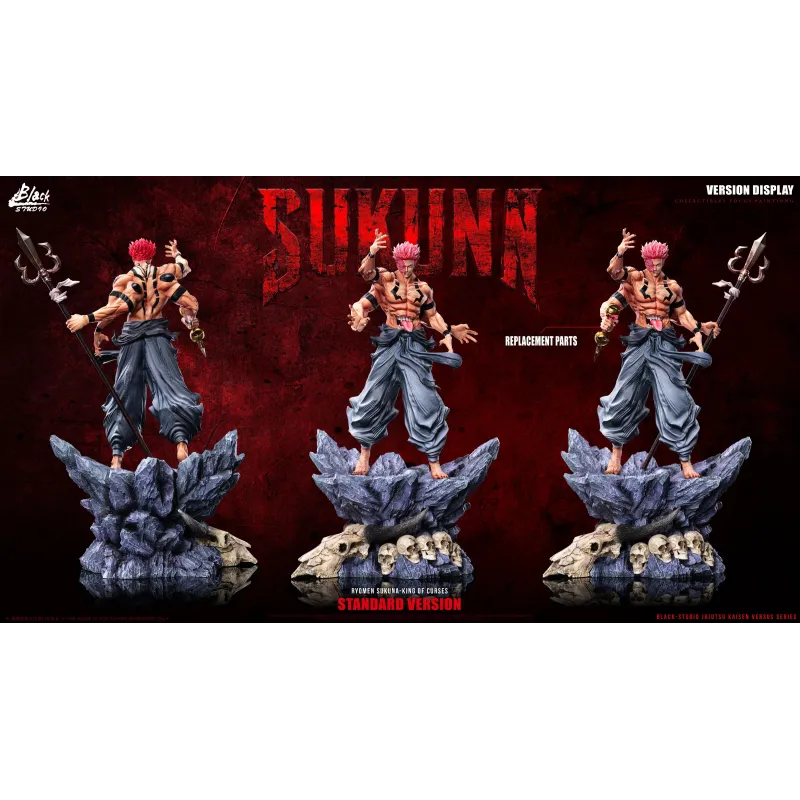 Jujutsu Kaisen Ryomen Sukuna Black Studio - Buy Now