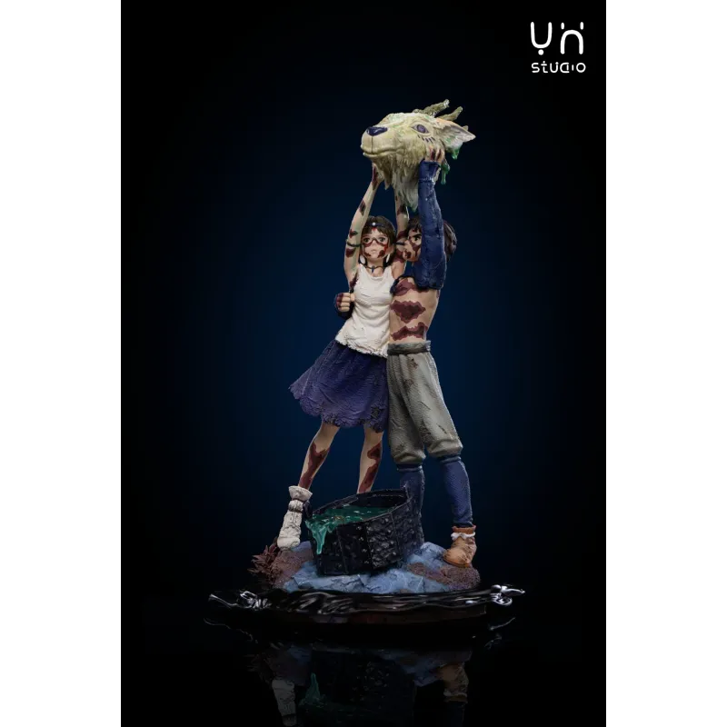 Mononoke Hime San & Ashitaka & Forest Spirit YH Studio - Buy Now