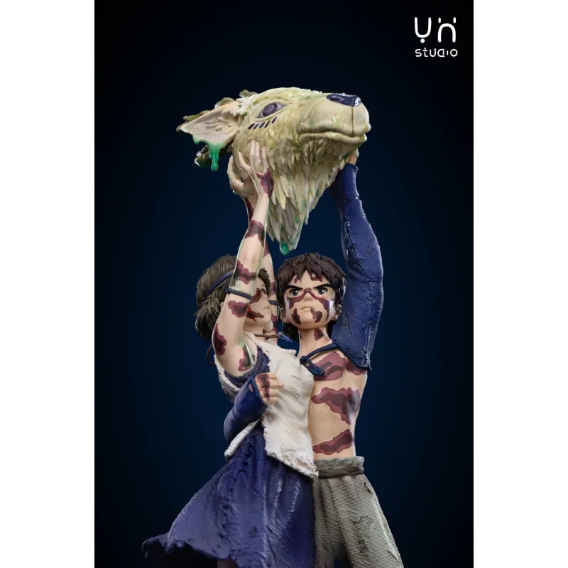 Mononoke Hime San & Ashitaka & Forest Spirit YH Studio - Buy Now