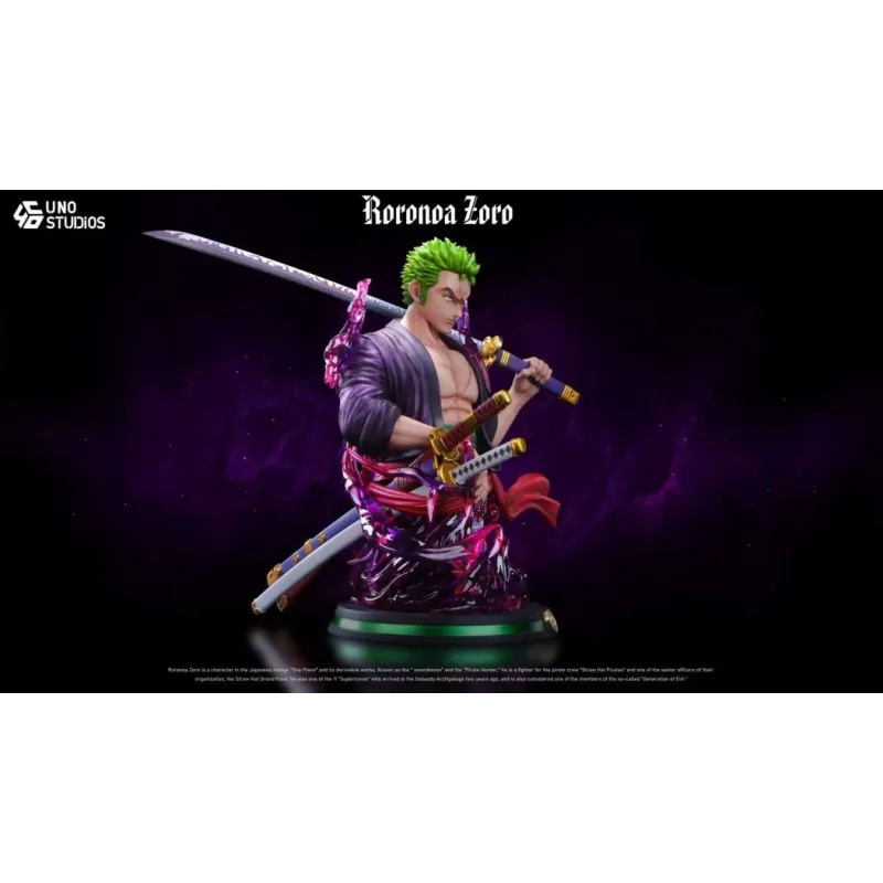 One Piece Zoro Bust V2 UNO Studio - Compra Ahora