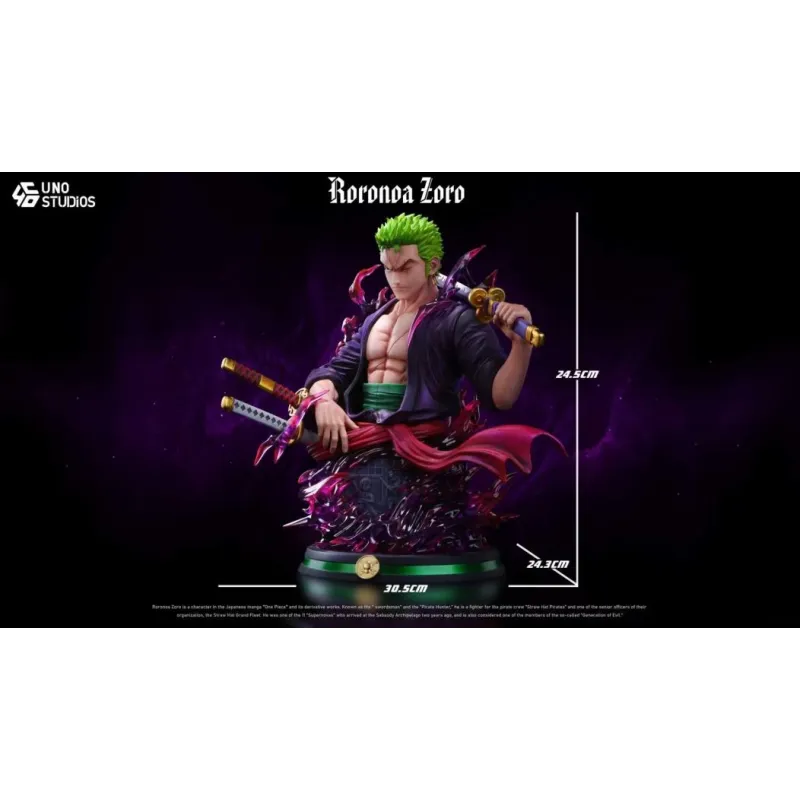 One Piece Zoro Bust V2 UNO Studio - Compra Ahora