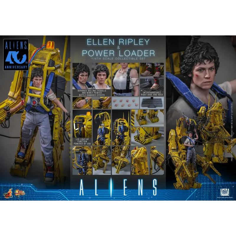 Aliens Ellen Ripley Power Loader Hot Toys - Compra