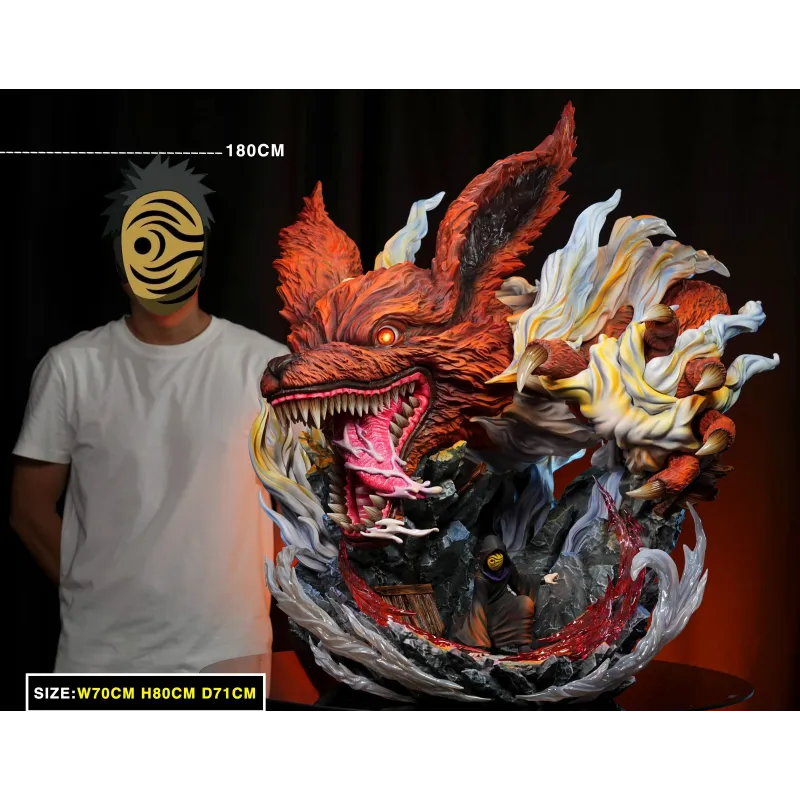 Naruto Shippuden Obito and Kurama YuanHuo x FangShui Studio