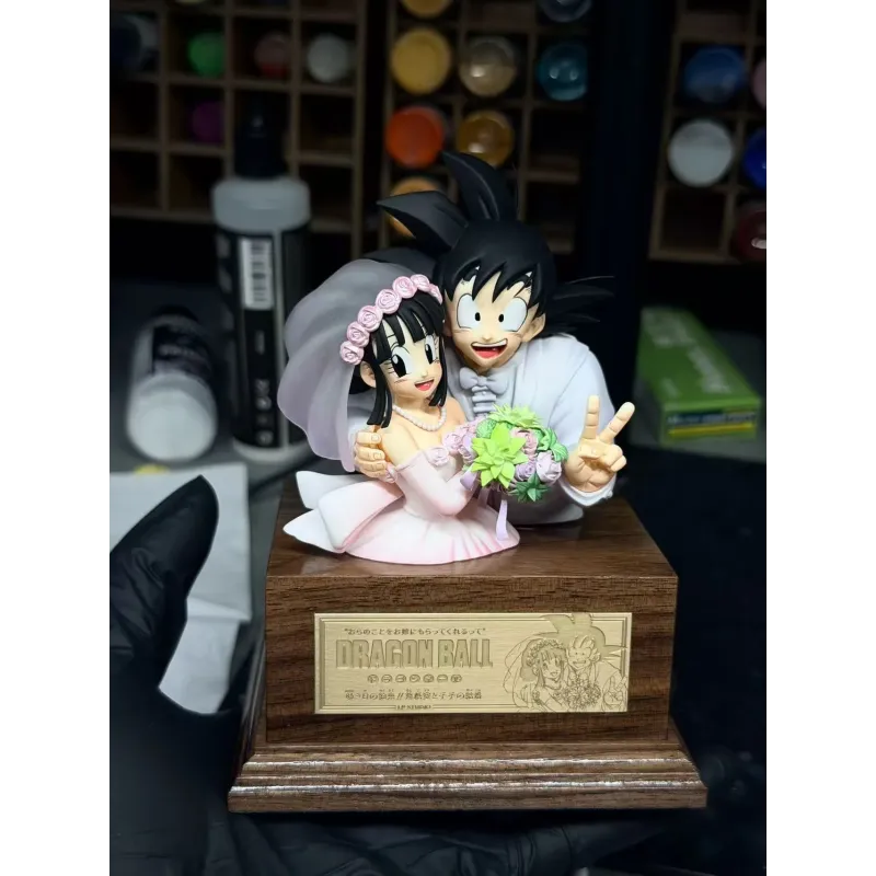 Dragon Ball Z Goku X ChiChi Wedding Bust LP Studio - Buy Now