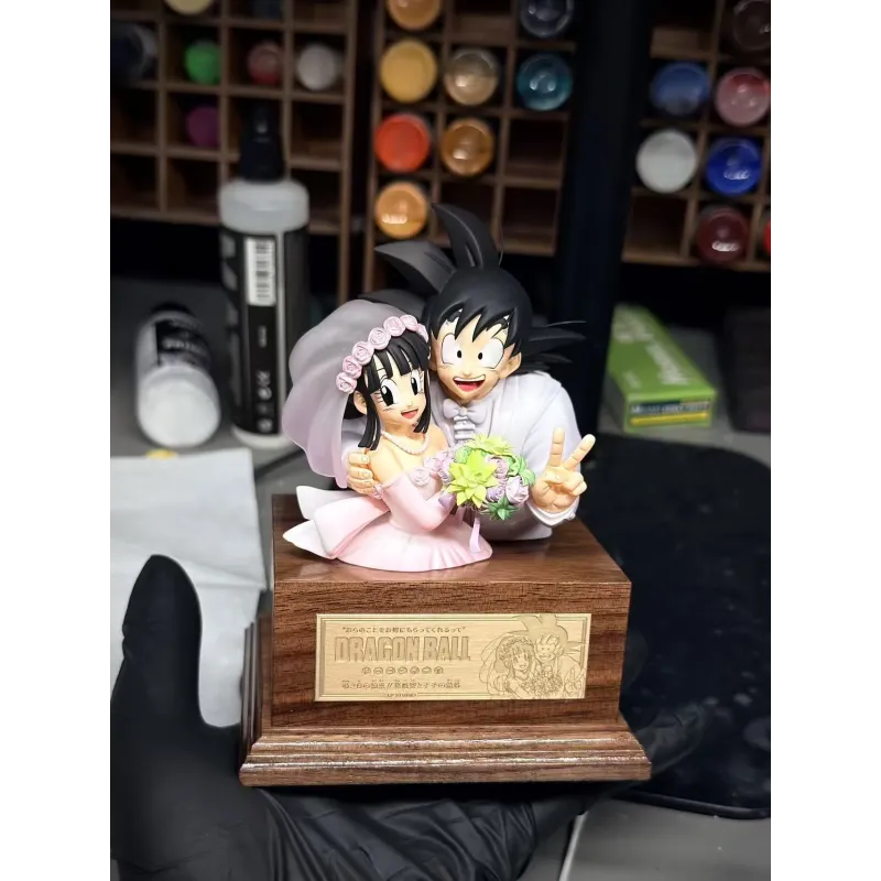 Dragon Ball Z Goku X ChiChi Wedding Bust LP Studio - Buy Now