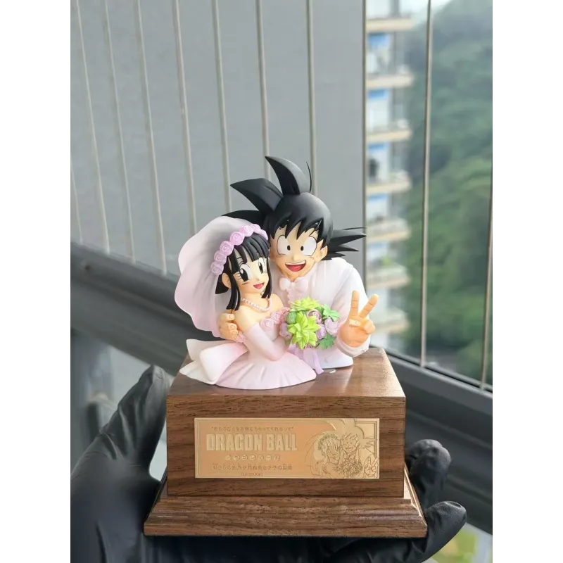 Dragon Ball Z Goku X ChiChi Wedding Bust LP Studio - Buy Now