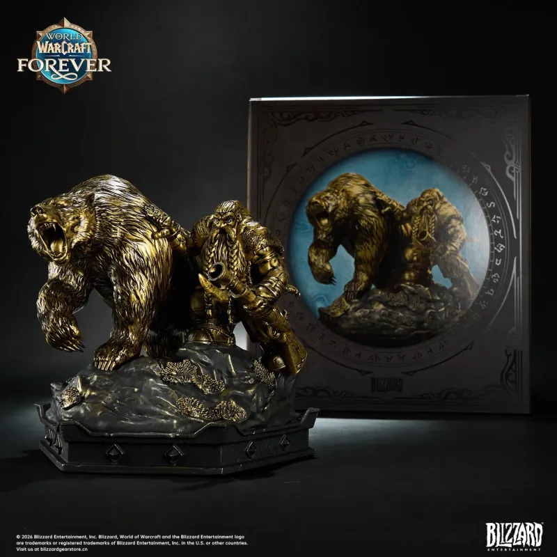 WoW Forever Dwarven Hunter & Loyal Bear - Buy Now
