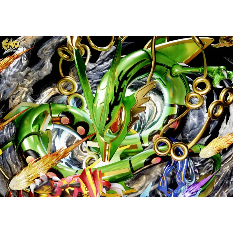 Pokemon Mega Rayquaza x Groudon x Kyogre EMO Studio - Buy Now