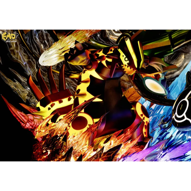 Pokemon Mega Rayquaza x Groudon x Kyogre EMO Studio - Buy Now
