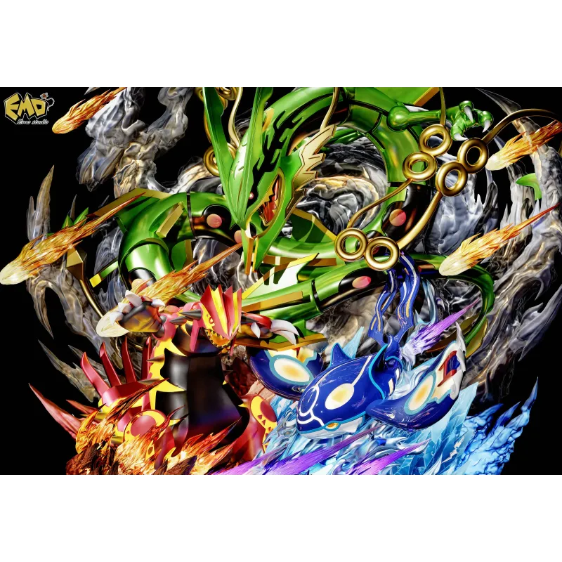 Pokemon Mega Rayquaza x Groudon x Kyogre EMO Studio - Buy Now