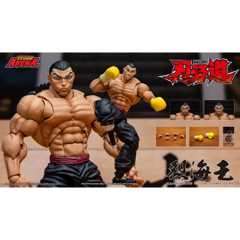 Baki the Grappler Retsu Kaioh Storm Collectibles - Buy Now