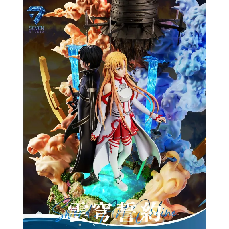 Sword Art Online Kirito & Asuna Seven Studio - Buy Now