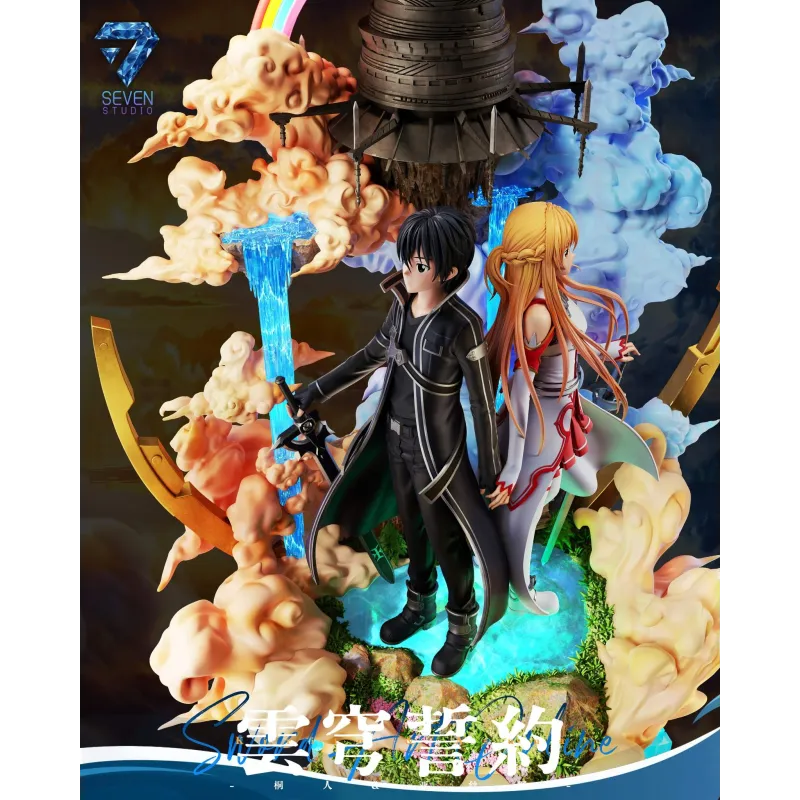 Sword Art Online Kirito & Asuna Seven Studio - Buy Now