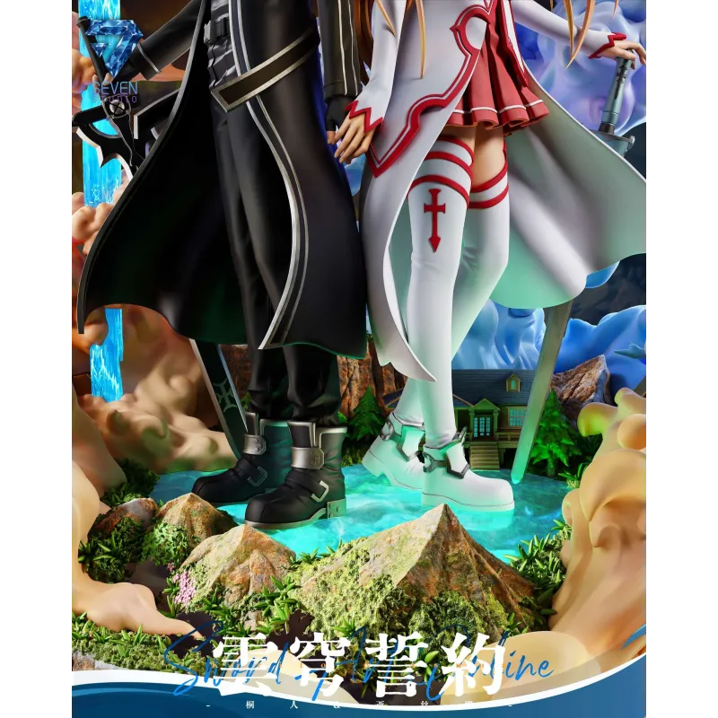 Sword Art Online Kirito & Asuna Seven Studio - Buy Now