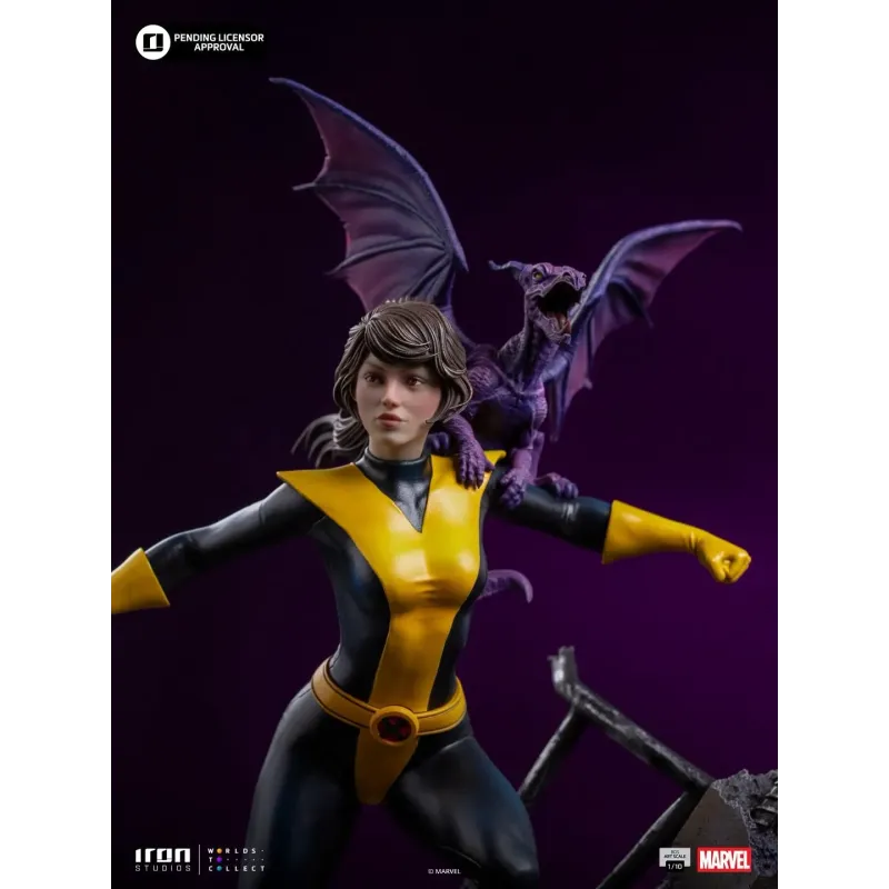 Marvel X-Men Comics Kitty Pryde & Lockheed Iron Studios - Buy Now