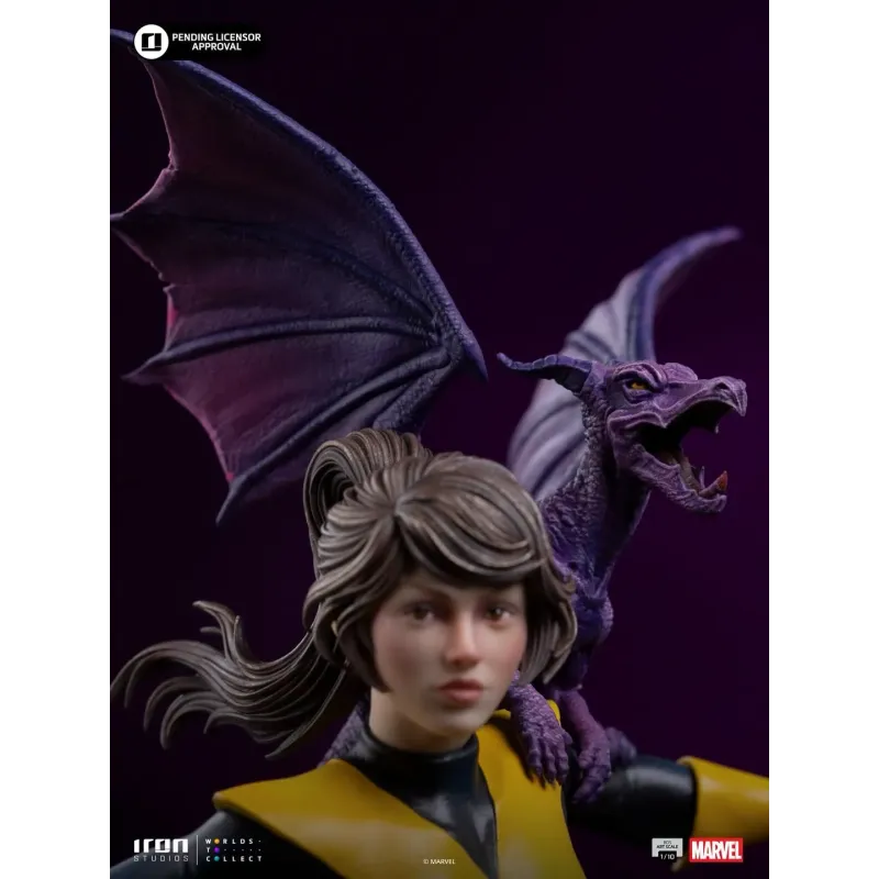 Marvel X-Men Comics Kitty Pryde & Lockheed Iron Studios - Buy Now
