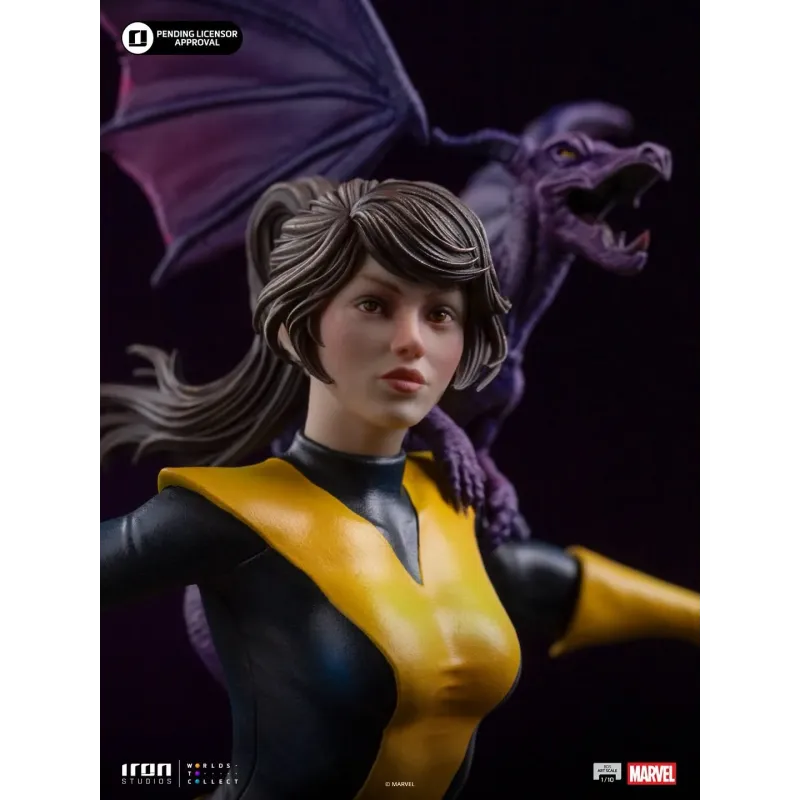 Marvel X-Men Comics Kitty Pryde & Lockheed Iron Studios - Buy Now
