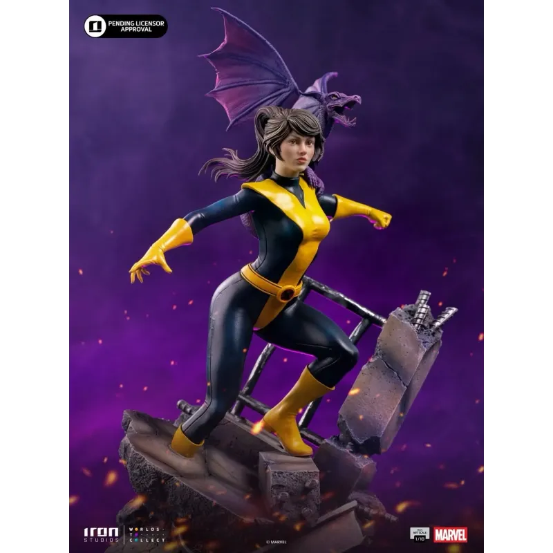 Marvel X-Men Comics Kitty Pryde & Lockheed Iron Studios - Buy Now