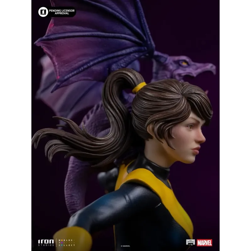 Marvel X-Men Comics Kitty Pryde & Lockheed Iron Studios - Buy Now