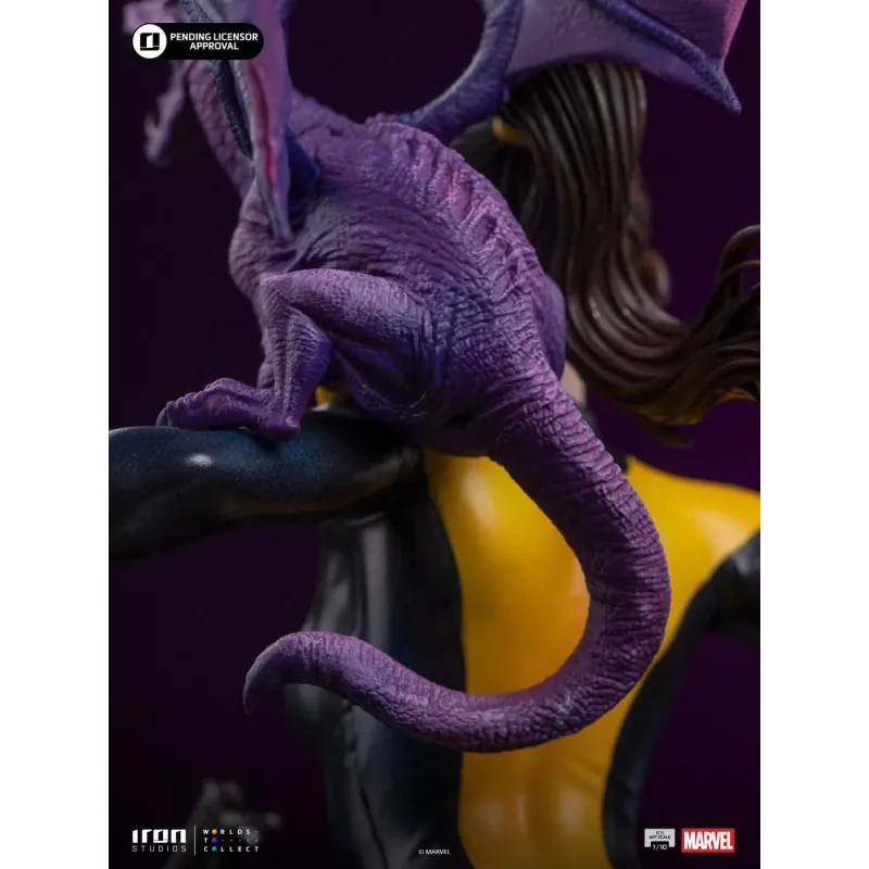 Marvel X-Men Comics Kitty Pryde & Lockheed Iron Studios - Buy Now