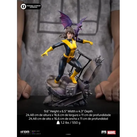 Marvel X-Men Comics Kitty Pryde & Lockheed Iron Studios - Buy Now