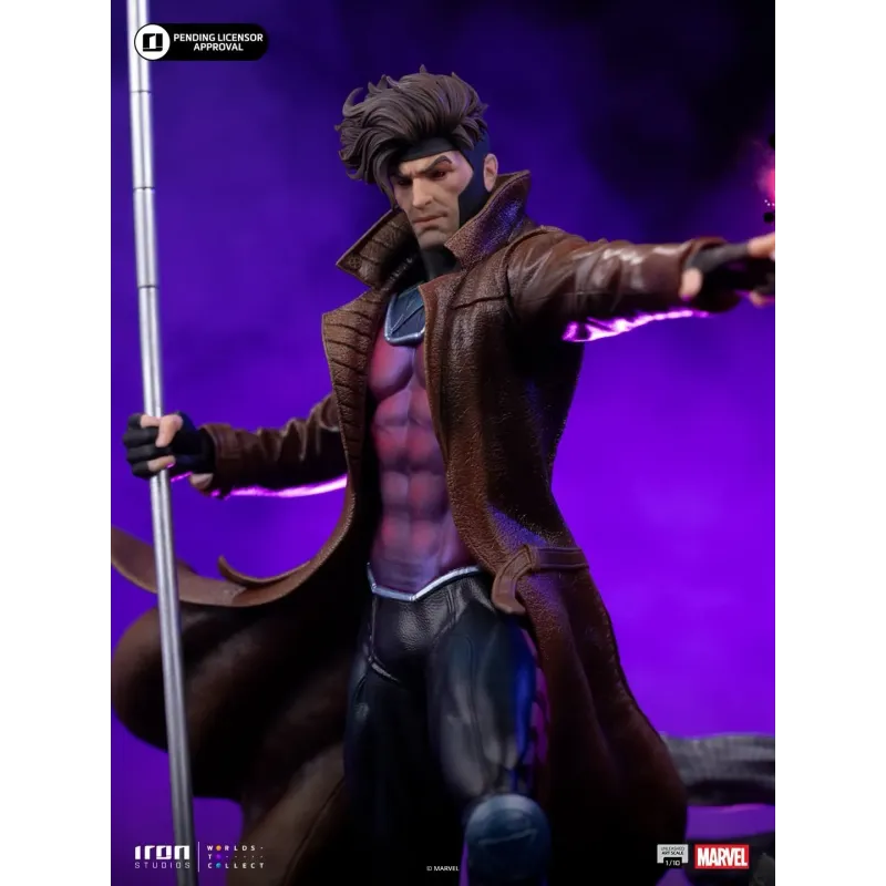 Marvel X-Men Gambit Unleashed Iron Studios - Buy Now