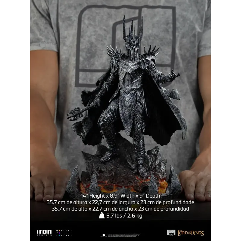 The Lord of the Rings Sauron Unleashed Iron Studios - Buy Now