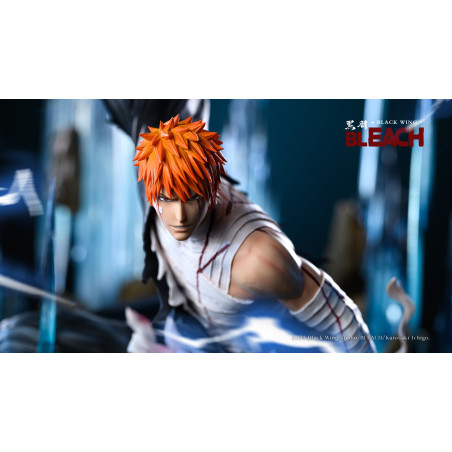 Bleach Kurosaki Ichigo First Bankai Black Wing Studio